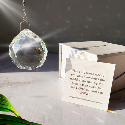 Remembrance Crystal Suncatcher - BrightLight Memorial